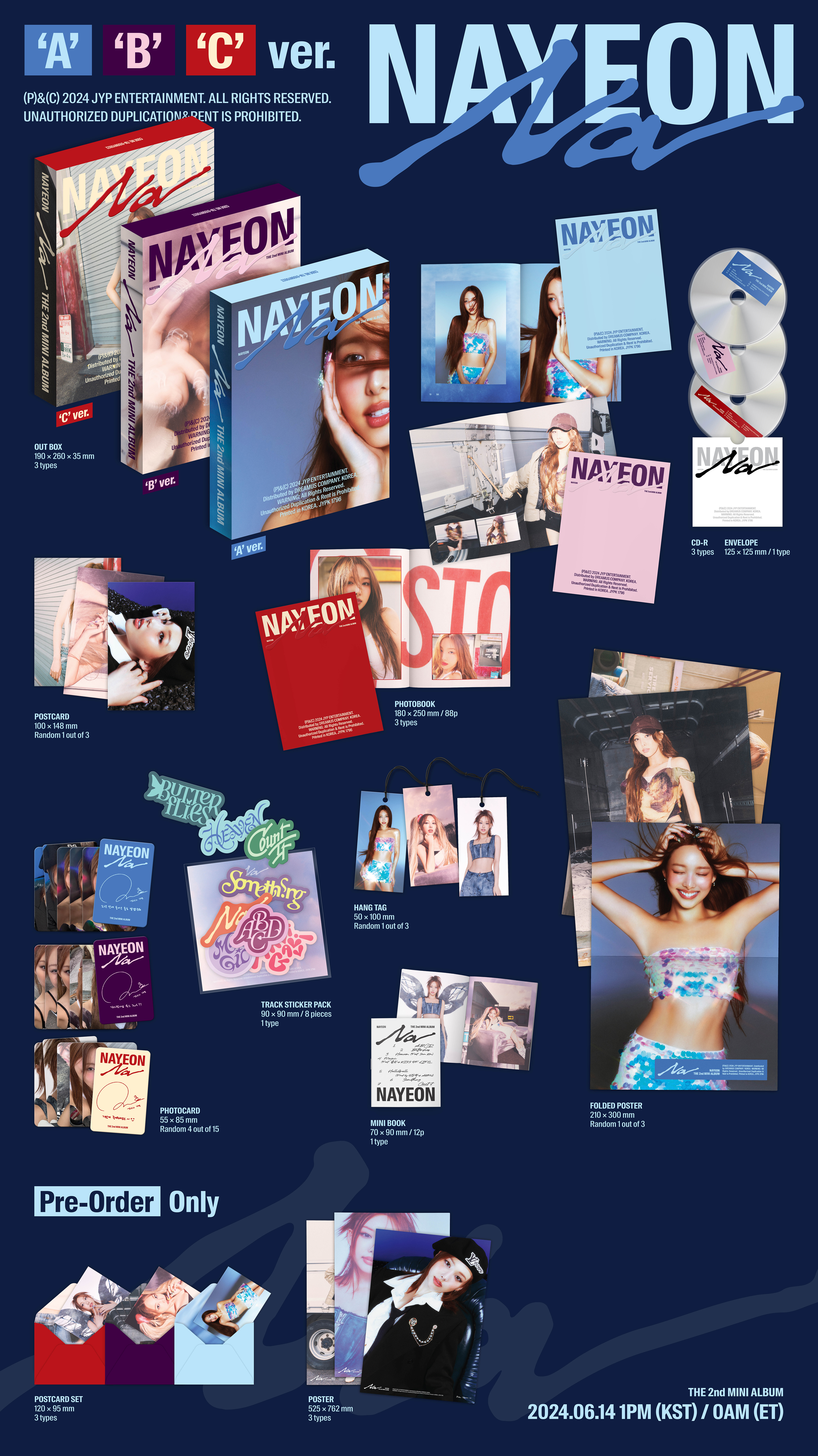 NAYEON (TWICE) - 2ND MINI ALBUM [NA] (Random Ver.) KP8809954229367-A_3