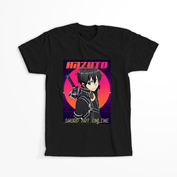 Koszulka Czarna Sword Art Online WYBIERZ KOLOR KOSZULKI I FASON