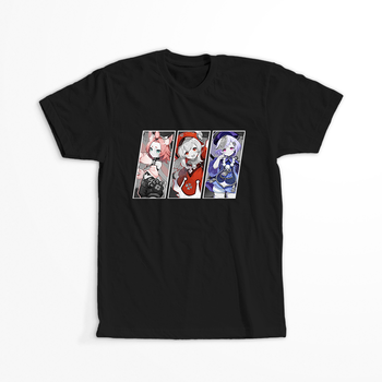 Koszulka Czarna Genshin Impact -WYBIERZ KOLOR