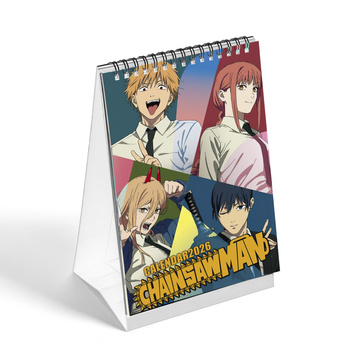 Kalendarz Chainsaw Man 2026 A5 biurkowy