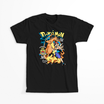 Koszulka Czarna  - Pokemon - WYBIERZ KOLOR KOSZULKI I FASON