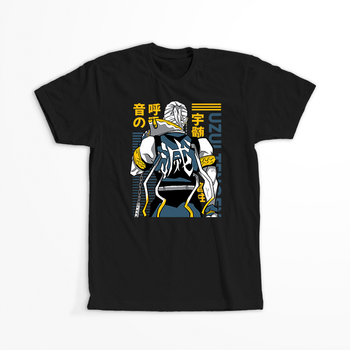 Koszulka Czarna Demon Slayer / Kimetsu no Yaiba / Miecz zabójcy demonów - WYBIERZ KOLOR KOSZULKI I FASON