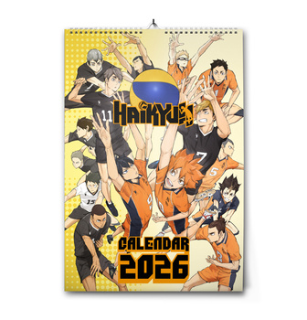 Kalendarz Haikyuu!! 2026 A4