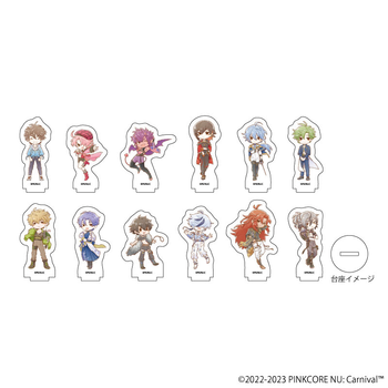 Acrylic Petit Stand "NU: Carnival" 01 Graff Art Illustration