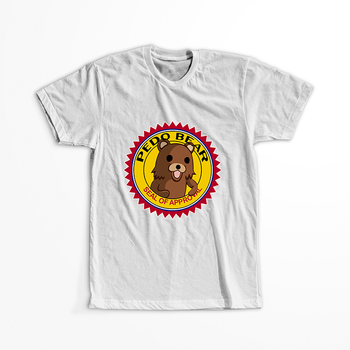 Koszulka Biała Pedobear - WYBIERZ KOLOR KOSZULKI I FASON