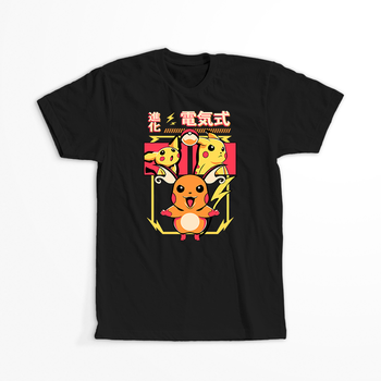 Koszulka Czarna  - Pokemon - WYBIERZ KOLOR KOSZULKI I FASON