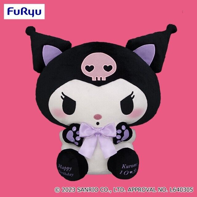 とてもデカいくろみ super big kuromi Kuromi Kuroneko Cosplay Birthday Super BIG DX Plush Stuffed Toy
