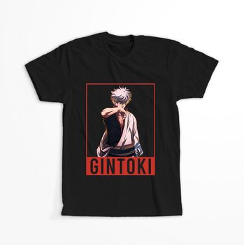 Koszulka Czarna Gintama WYBIERZ KOLOR KOSZULKI I FASON