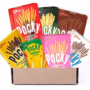 SweetBox Pocky kultowe japońskie słodycze 7 Smaków