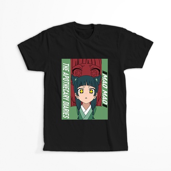 Koszulka Czarna The Apothecary Diaries / Zapiski Zielarki - WYBIERZ FASON I KOLOR KOSZULKI