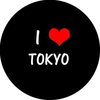 Przypinka I ♥ Tokyo