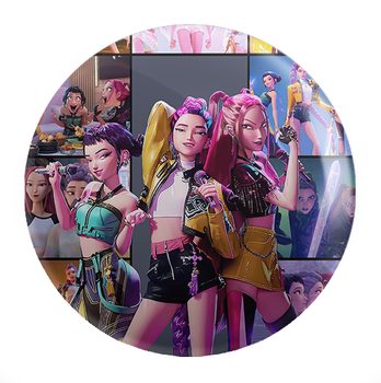 Przypinka KPop Demon Hunters  / K-popowe łowczynie demonów  DO WYBORU