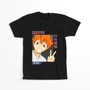 Koszulka Czarna - Haikyuu!!  - WYBIERZ KOLOR KOSZULKI I FASON