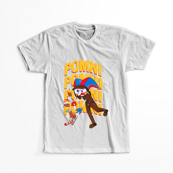 Koszulka Biała The Amazing Digital Circus / Obłędny Cyfrowy Cyrk - WYBIERZ KOLOR KOSZULKI I FASON