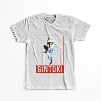 Koszulka Biała Gintama WYBIERZ KOLOR KOSZULKI I FASON