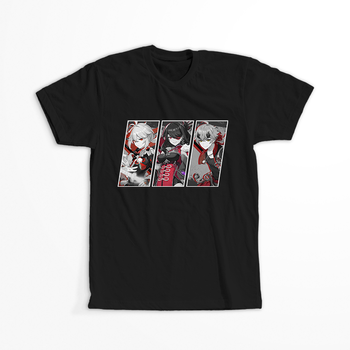 Koszulka Czarna Genshin Impact -WYBIERZ KOLOR