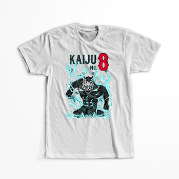 Koszulka Biała - Kaiju No.8 - WYBIERZ KOLOR KOSZULKI I FASON