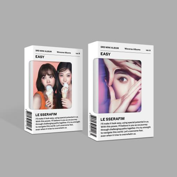 LE SSERAFIM - 3RD MINI ALBUM [EASY] (Weverse Ver.) (2 TYPE Random)