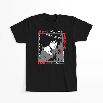 Koszulka Czarna Death Note - WYBIERZ KOLOR KOSZULKI I FASON