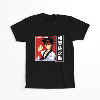 Koszulka Czarna Rurouni Kenshin WYBIERZ KOLOR KOSZULKI I FASON