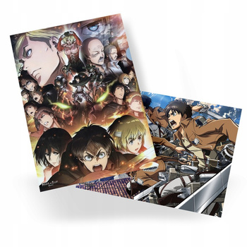 Plakat Attack on Titan Shingeki no Kyojin  DO WYBORU