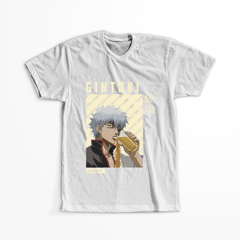 Koszulka Biała Gintama WYBIERZ KOLOR KOSZULKI I FASON
