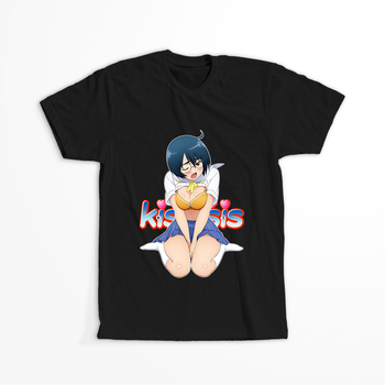 Koszulka Czarna Kiss x Sis - WYBIERZ KOLOR KOSZULKI I FASON