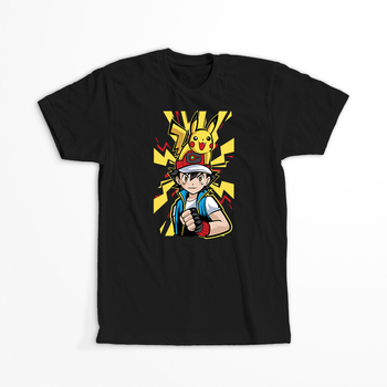 Koszulka Czarna  - Pokemon - WYBIERZ KOLOR KOSZULKI I FASON