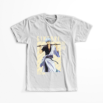 Koszulka Biała Gintama WYBIERZ KOLOR KOSZULKI I FASON