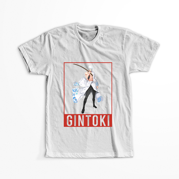 Koszulka Biała Gintama WYBIERZ KOLOR KOSZULKI I FASON