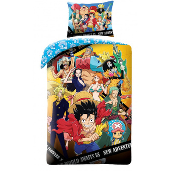 Pościel dwustronna One Piece licencjonowana z plecakiem