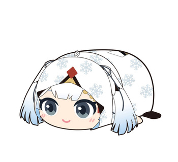 PC-24 Snow Miku Pote Koro Mascot BIG2 B: Snow Miku 2018 Plush