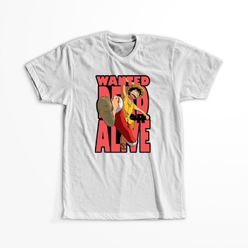 Koszulka Biała One Piece - WYBIERZ KOLOR KOSZULKI I FASON