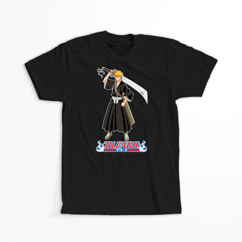 Koszulka Czarna Bleach - WYBIERZ KOLOR KOSZULKI I FASON