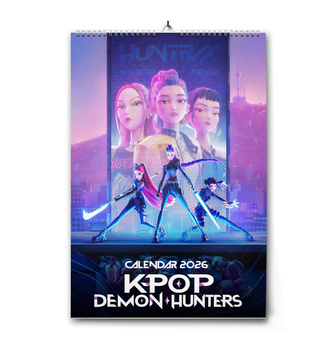 Kalendarz Kpop Demon Hunters 2026 A4