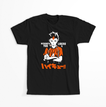Koszulka Czarna - Haikyuu!! - WYBIERZ KOLOR KOSZULKI I FASON