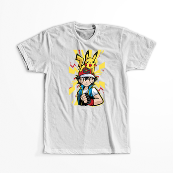 Koszulka Biała - Pokemon - WYBIERZ KOLOR KOSZULKI I FASON