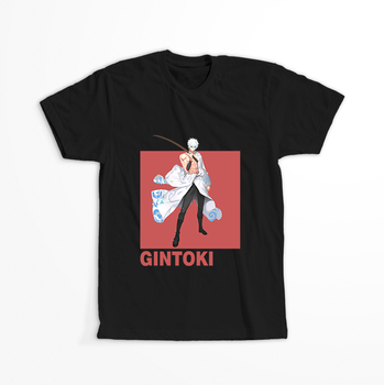 Koszulka Czarna Gintama WYBIERZ KOLOR KOSZULKI I FASON