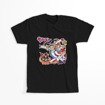 Koszulka Czarna Yattaman WYBIERZ KOLOR KOSZULKI I FASON