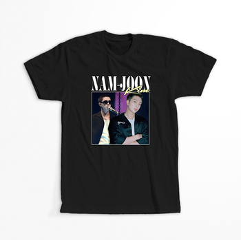 Koszulka Czarna BTS - WYBIERZ KOLOR KOSZULKI I FASON