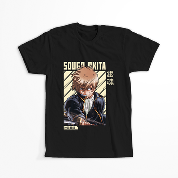 Koszulka Czarna Gintama WYBIERZ KOLOR KOSZULKI I FASON