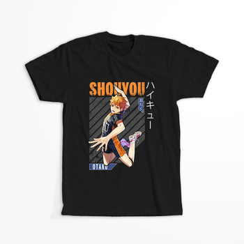 Koszulka Czarna - Haikyuu!!  - WYBIERZ KOLOR KOSZULKI I FASON