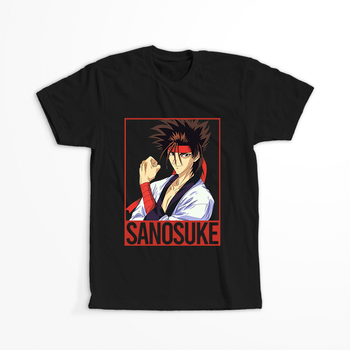 Koszulka Czarna Rurouni Kenshin WYBIERZ KOLOR KOSZULKI I FASON