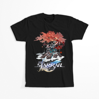 Koszulka Czarna - Honkai Star Rail  - Dan Heng WYBIERZ KOLOR KOSZULKI I FASON