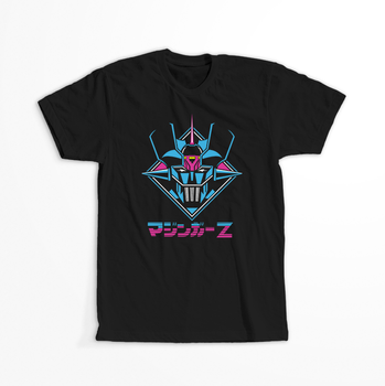 Koszulka Czarna Mazinger - WYBIERZ KOLOR KOSZULKI I FASON