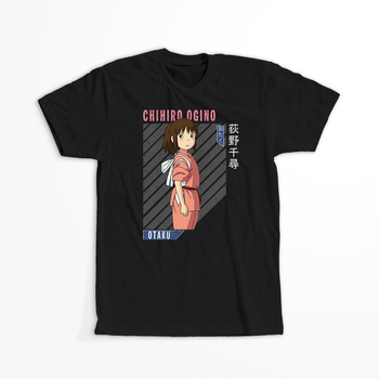 Koszulka Czarna - Spirited Away / W krainie bogów - WYBIERZ KOLOR KOSZULKI I FASON