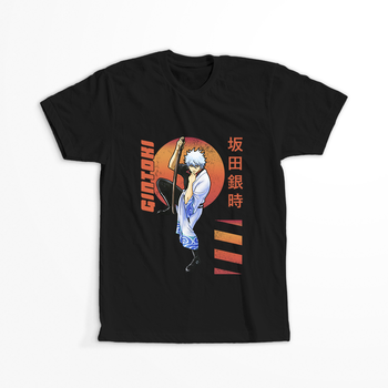 Koszulka Czarna Gintama WYBIERZ KOLOR KOSZULKI I FASON