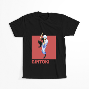Koszulka Czarna Gintama WYBIERZ KOLOR KOSZULKI I FASON