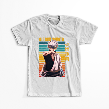 Koszulka Biała Gintama WYBIERZ KOLOR KOSZULKI I FASON