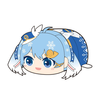 PC-24 Snow Miku Pote Koro Mascot BIG2 D: Snow Miku 2019 Plush